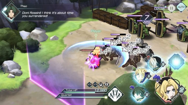 record of grancrest war: quartet conflict ios