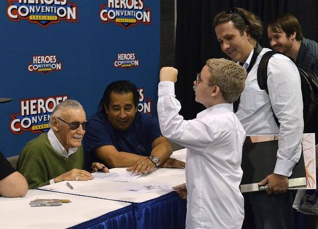 Image result for stan lee and fans