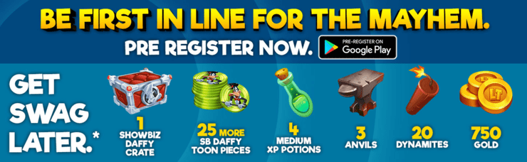 Looney Tunes Pre Register Reward 1024x316