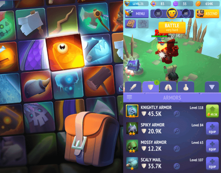 Nonstop Knight Items