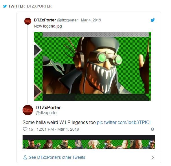 Leaked New Characters From Apex Legends Last Week