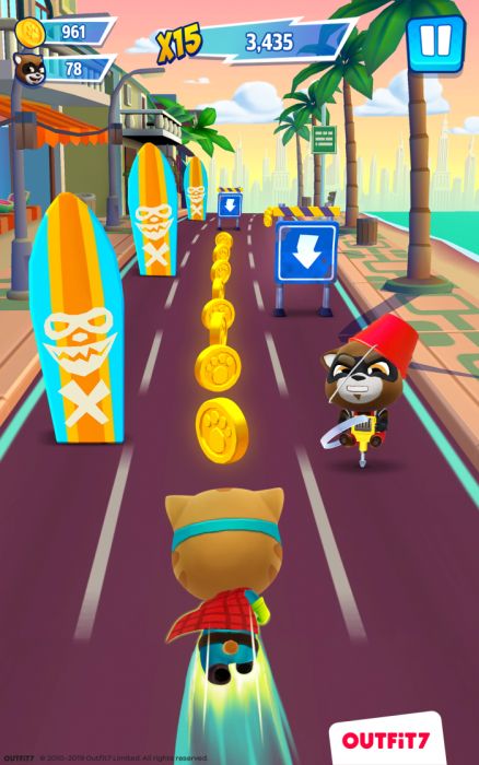 Endless Runner 'Talking Tom Hero Dash' Opens Pre-Registration Tomorrow