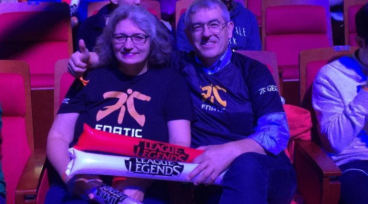 It's great to have supporting parents