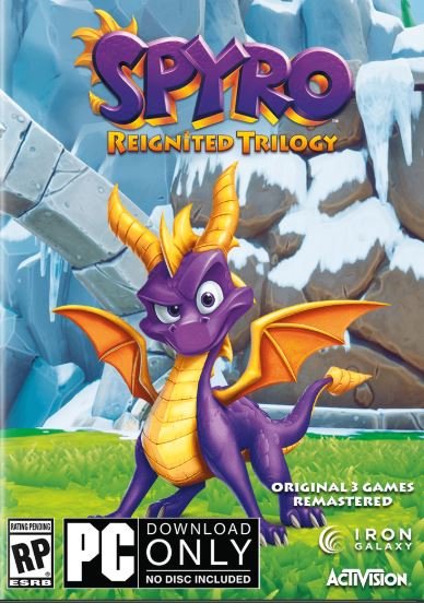 The box art of Spyro Reignited Trilogy was leaked