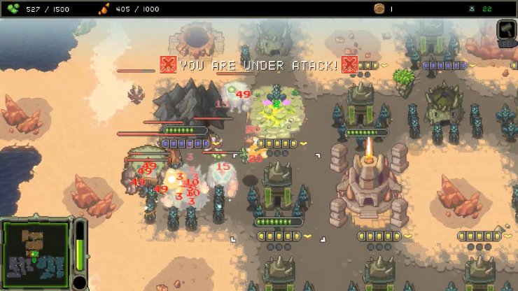 Build your own fortresses to defend from enemies' attacks