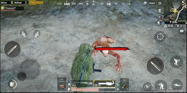Pubg Mobile Diem Qua 4 Zombie Moi Gia Nhap Survive