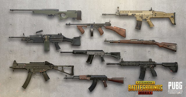 Pubg Weapons