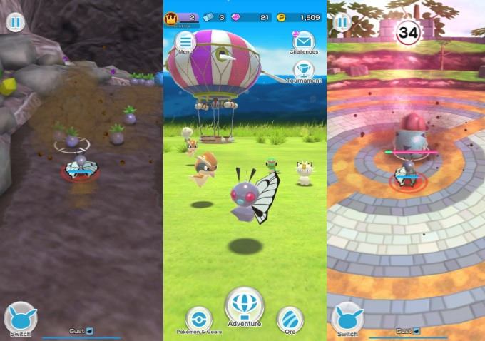 Pokemon Rumble Rush Screenshots