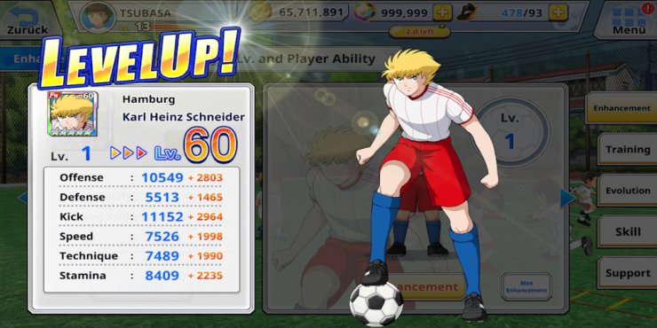 Captain Tsubasa Zero Miracle Shot Screenshot Level