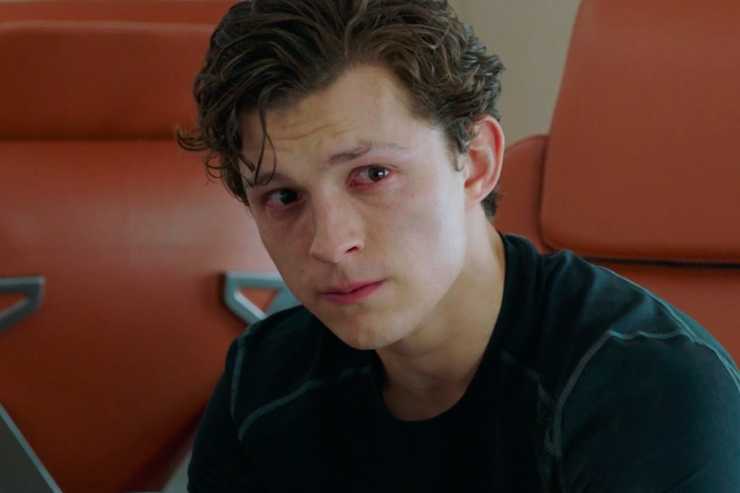 Spider Man Crying