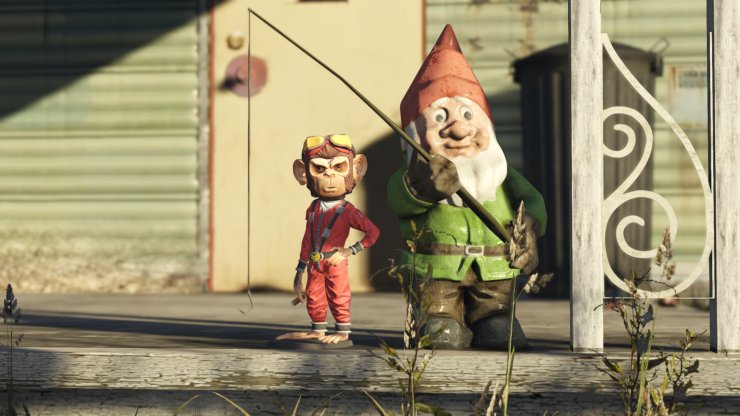 Action figures in Grand Thief Auto Online