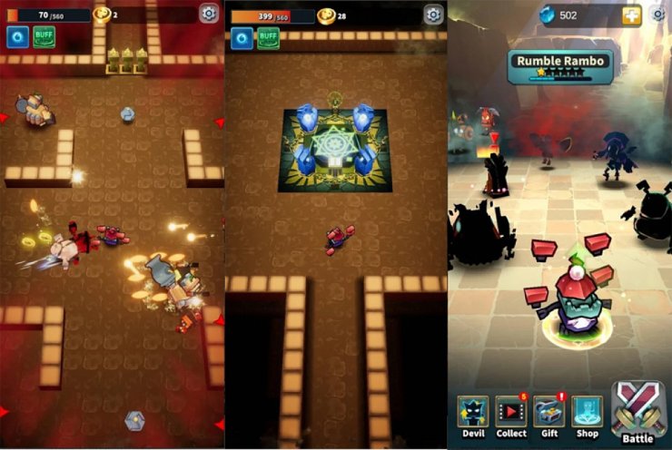 Dungeon Break Game Nhap Vai Ket Hop Ban Sung Hap D