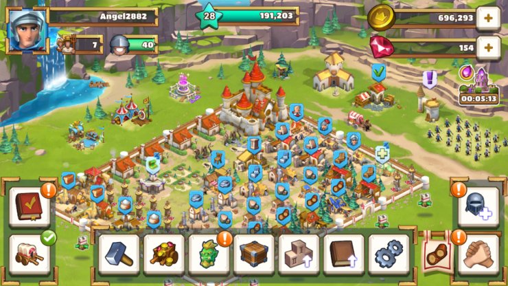 Empire Age Of Knights Ios Screenshot Castle