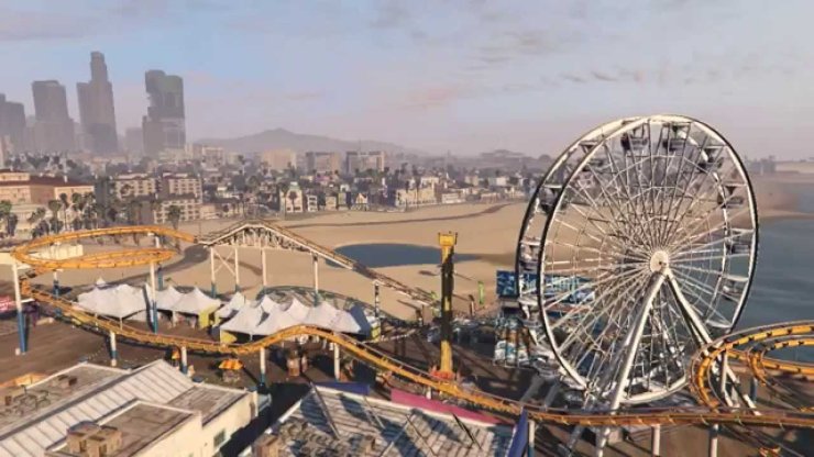 GTA VIDA REAL - O PIER de SANTA MONICA! (LOS ANGELES) 