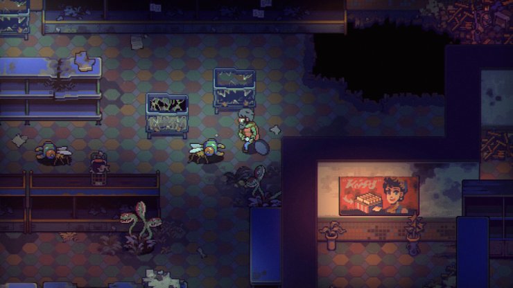 Eastward Follows The Miner With A Pan Smacking Mon