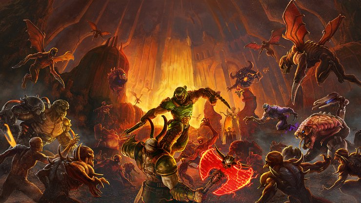 Doom Eternal Maurader Wallpaper 1280x720 01