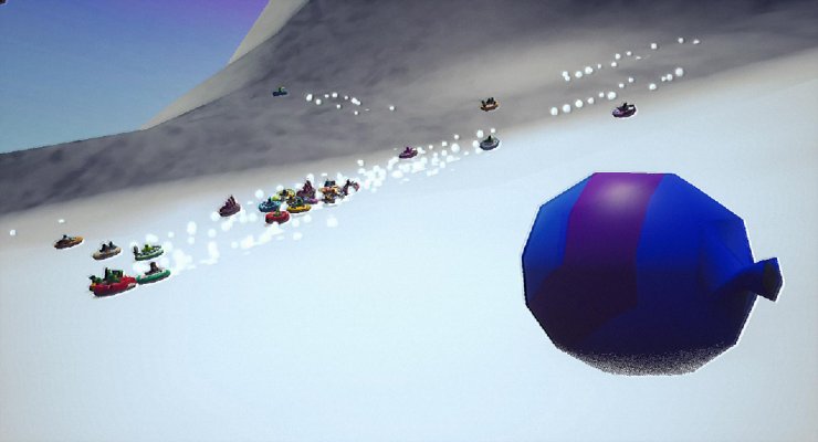 Snowdown Is A Unique Racing Game With Limited Cont