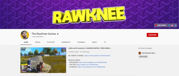 The Rawknee Games Channle