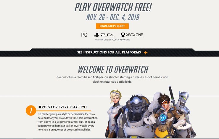 Overwatch Free To Play Black Friday 5