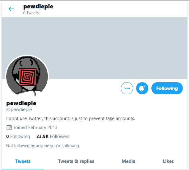 Pewdiepie Deleted His Twitter Account And Heres The Reason 3631