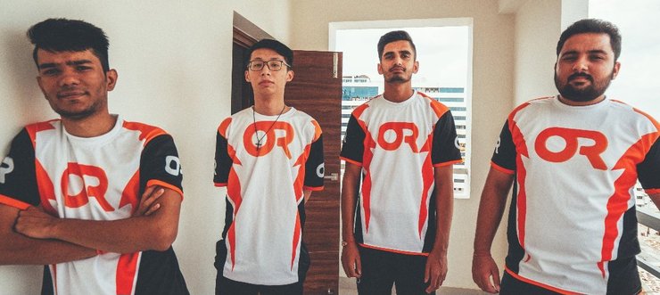 Four Members Of Orange Rock Esports