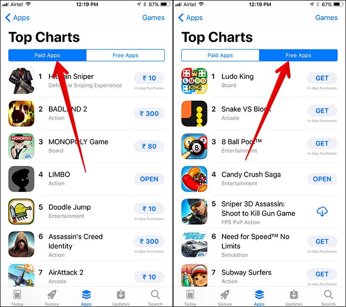 iphone app store games