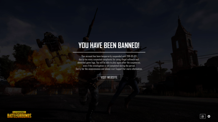 pubg 100 year ban