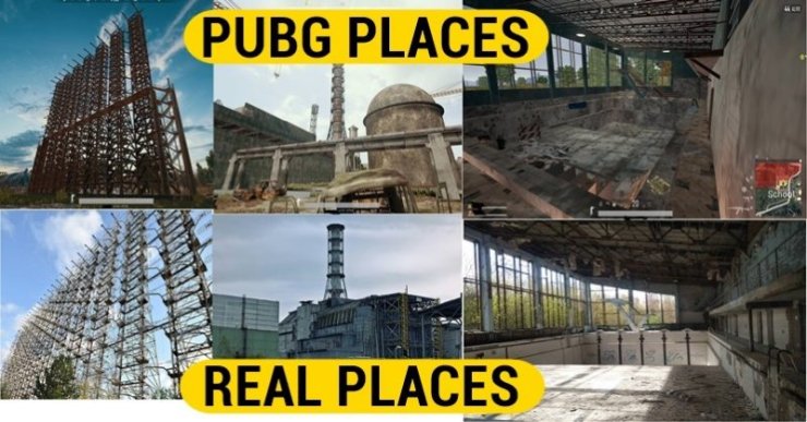 pubg real life locations