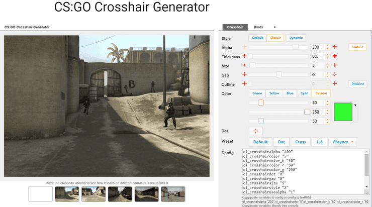 The Top 3 Best Csgo Crosshair Generator Websites