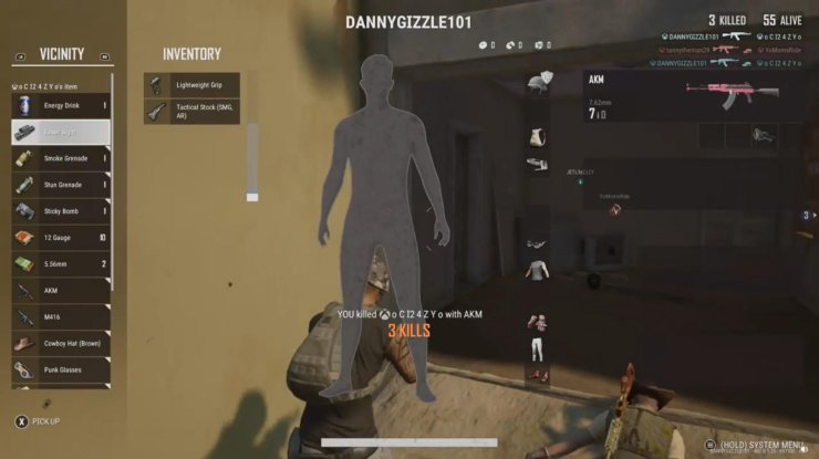 He Looted An M416 From The Dead Enemy With Only Tw