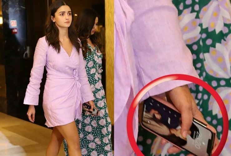 Indian Fans Go Nut When Spotting Ranbir Kapoor On Alia Bhatt's Phone Screen