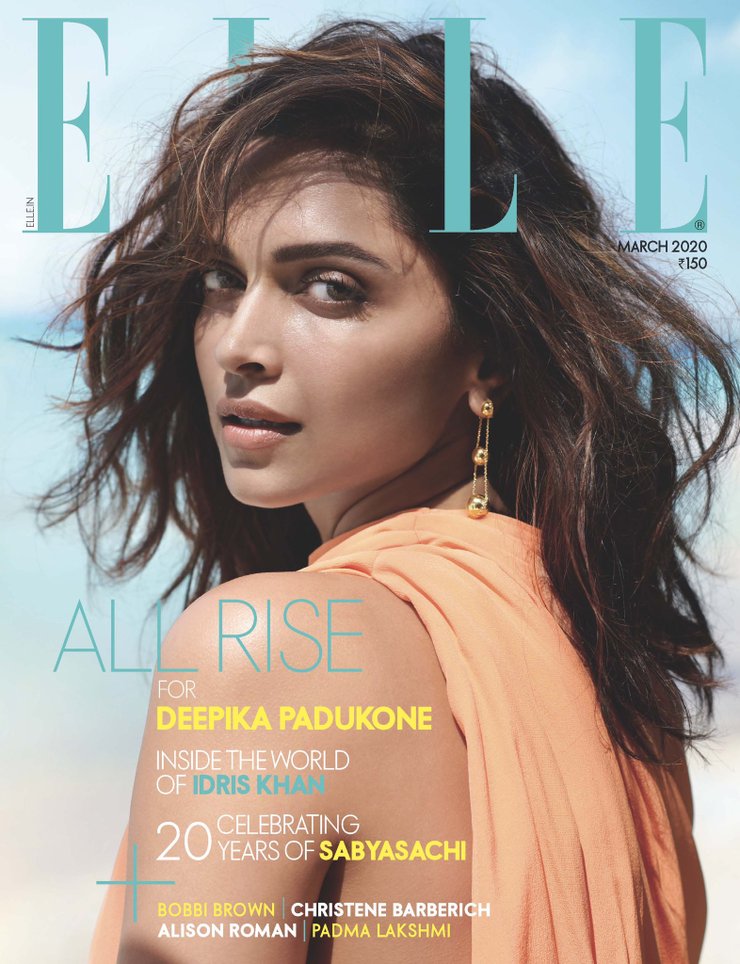 Deepika Padukone On Elle Magazine