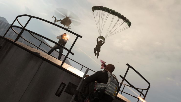 Cod Warzone Parachuting