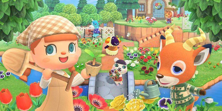Animal Crossing New Horizons Garden Background
