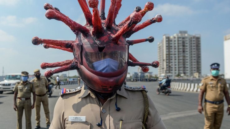 Coronavirus Helmet