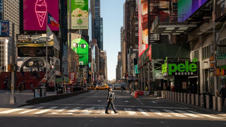 Covid-19: Los Angeles New York