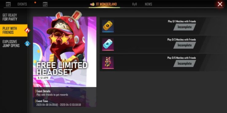 Free Fire Wonderland Event: Get Free Costume, Permanent ...