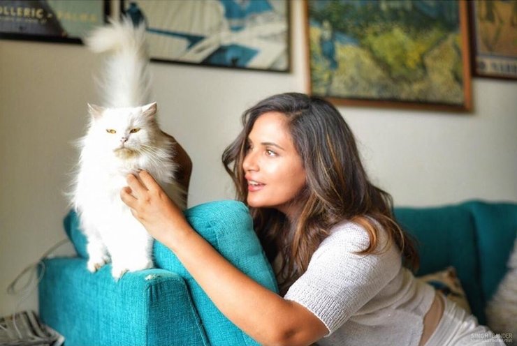 Richa Chadha At Home