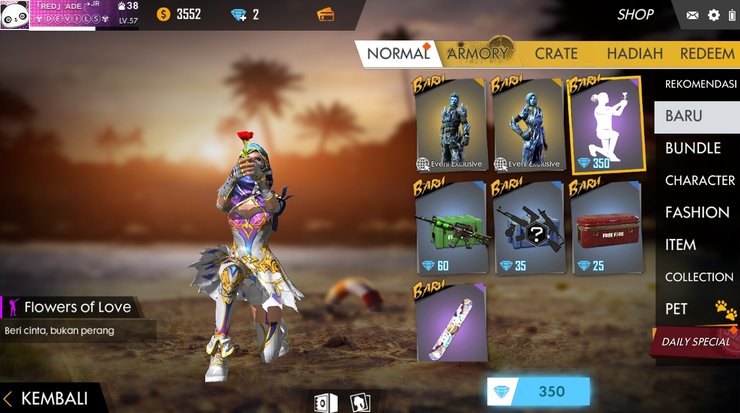 Instruction On How To Unlock Emotes In Garena Free Fire