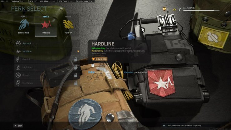 cod warzone best perks