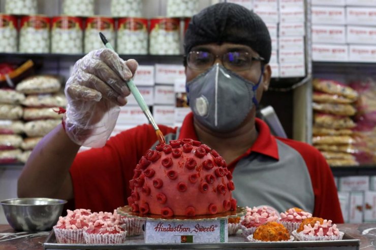 Indian Cake Shop Sell Coronavirus Themed Cakes