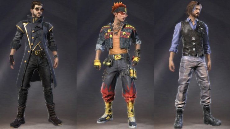 Free Fire Here Are All The Male Characters Their Skills