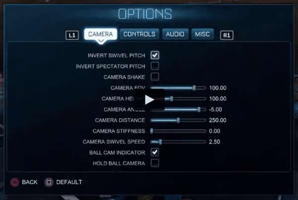 What are the best Rocket League camera settings? - Quora