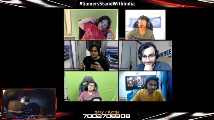 Gamersstandwithindia A Charity Event Tdms With The