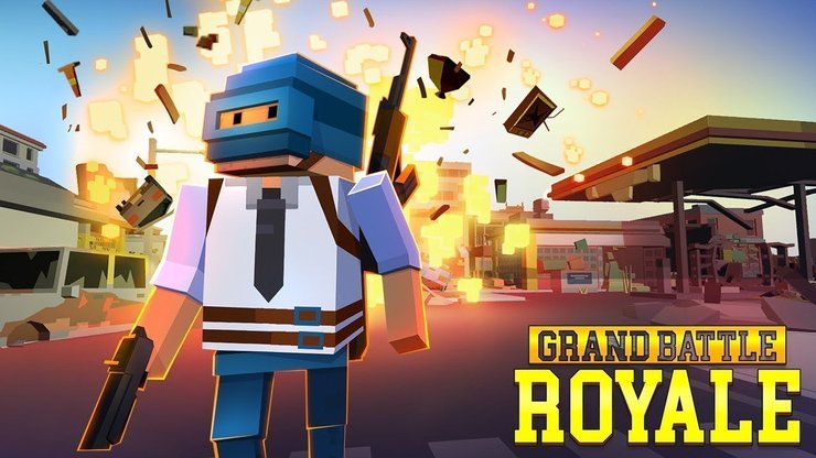 GRAND BATTLE ROYALE: Pixel War Gameplay Trailer (iOS Android ...