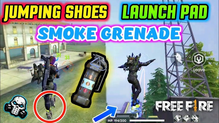 FREEFIRE LATEST UPDATE JUMPING SHOES , NEW FLASH GRENADE , NOW ...