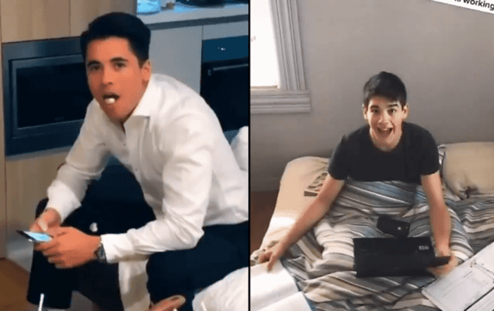 #NakedChallenge the burning challenge of TikTok in quarantine
