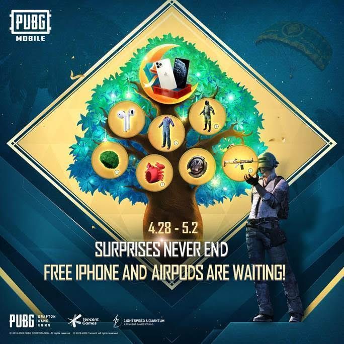 lucky tree pubg mobile