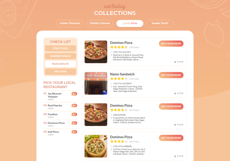 Eattoday List