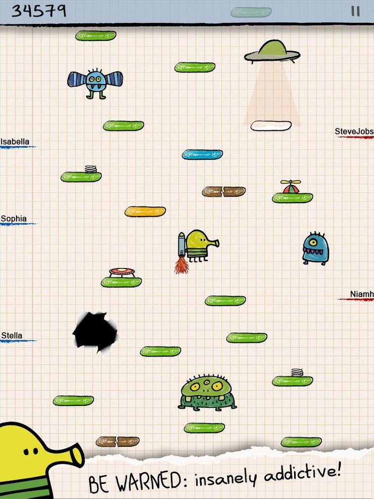 Bust Out Some Insanely Addictive Ninja Moves In The New Version Of Doodle  Jump